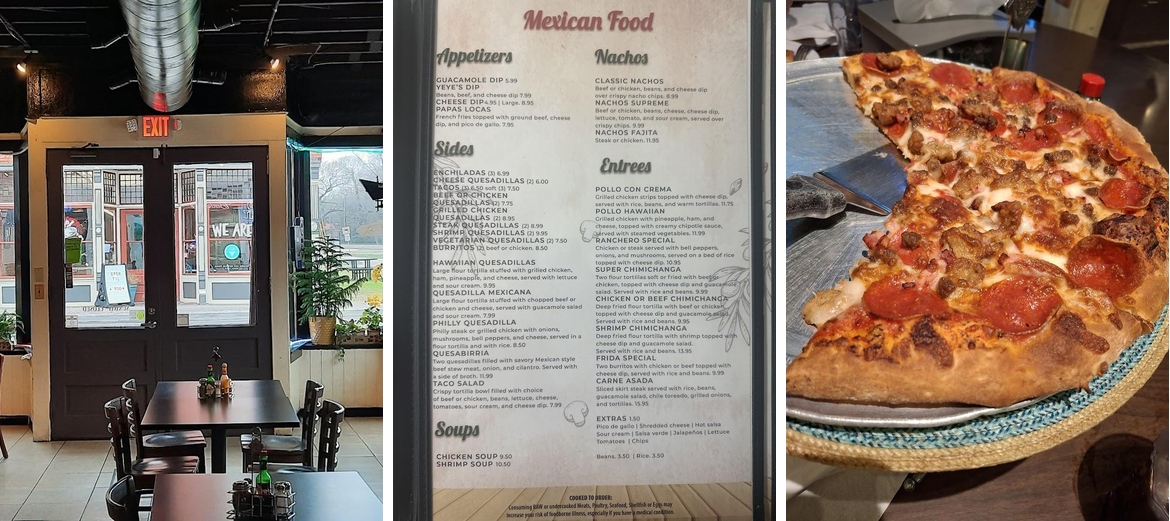 Monte Olivos Restaurant Menu