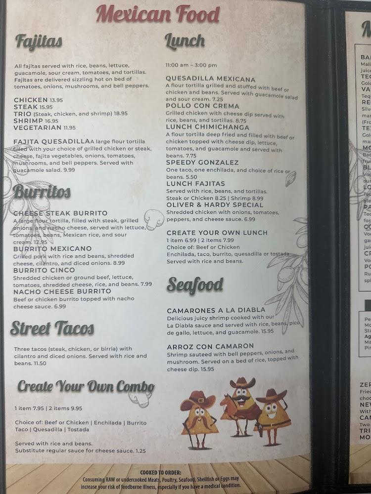 Monte Olivos Restaurant Menu image 3